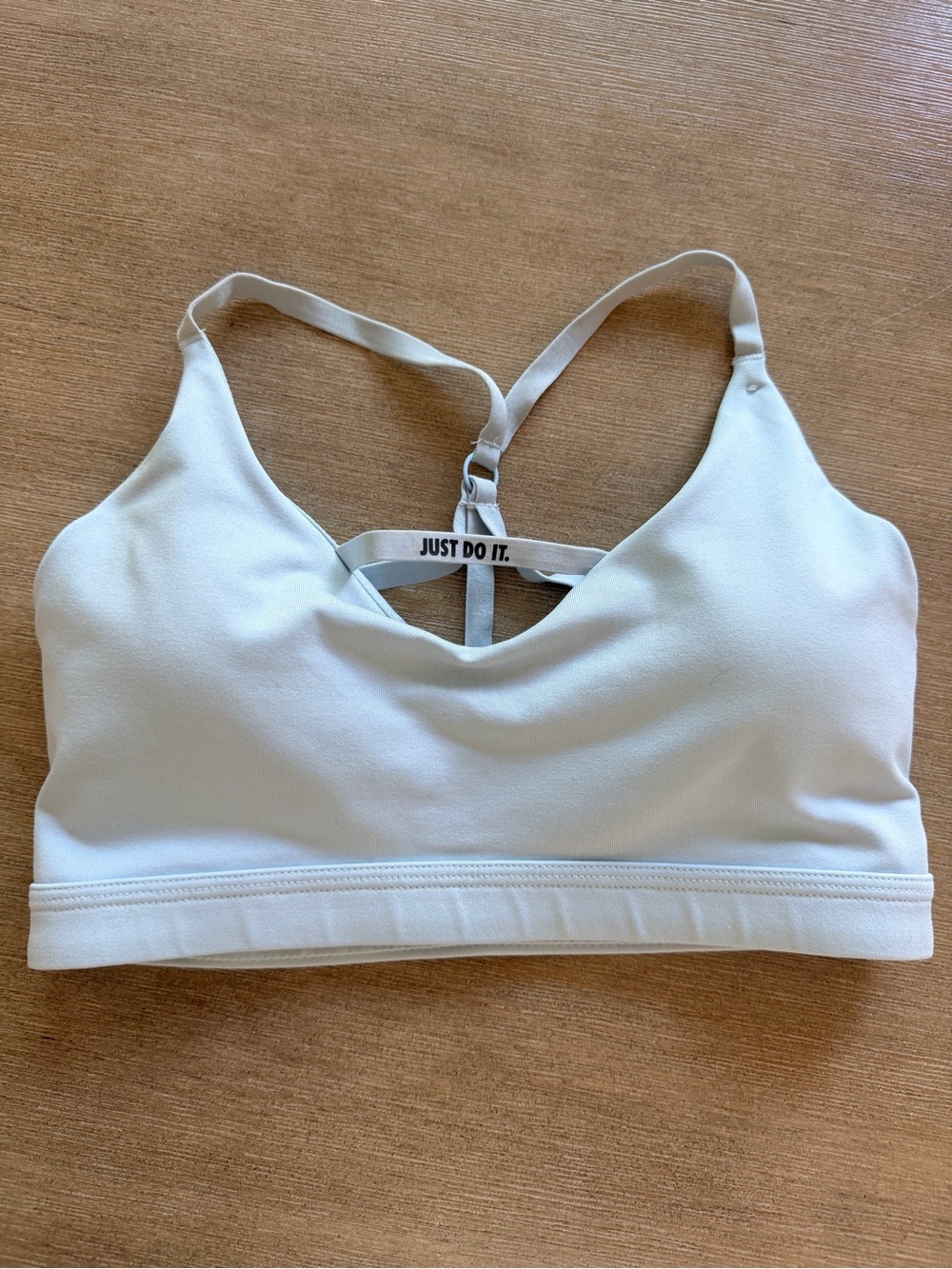 Nike Women’s dri-fit light blue  Sports Bra - Lightweight Support S